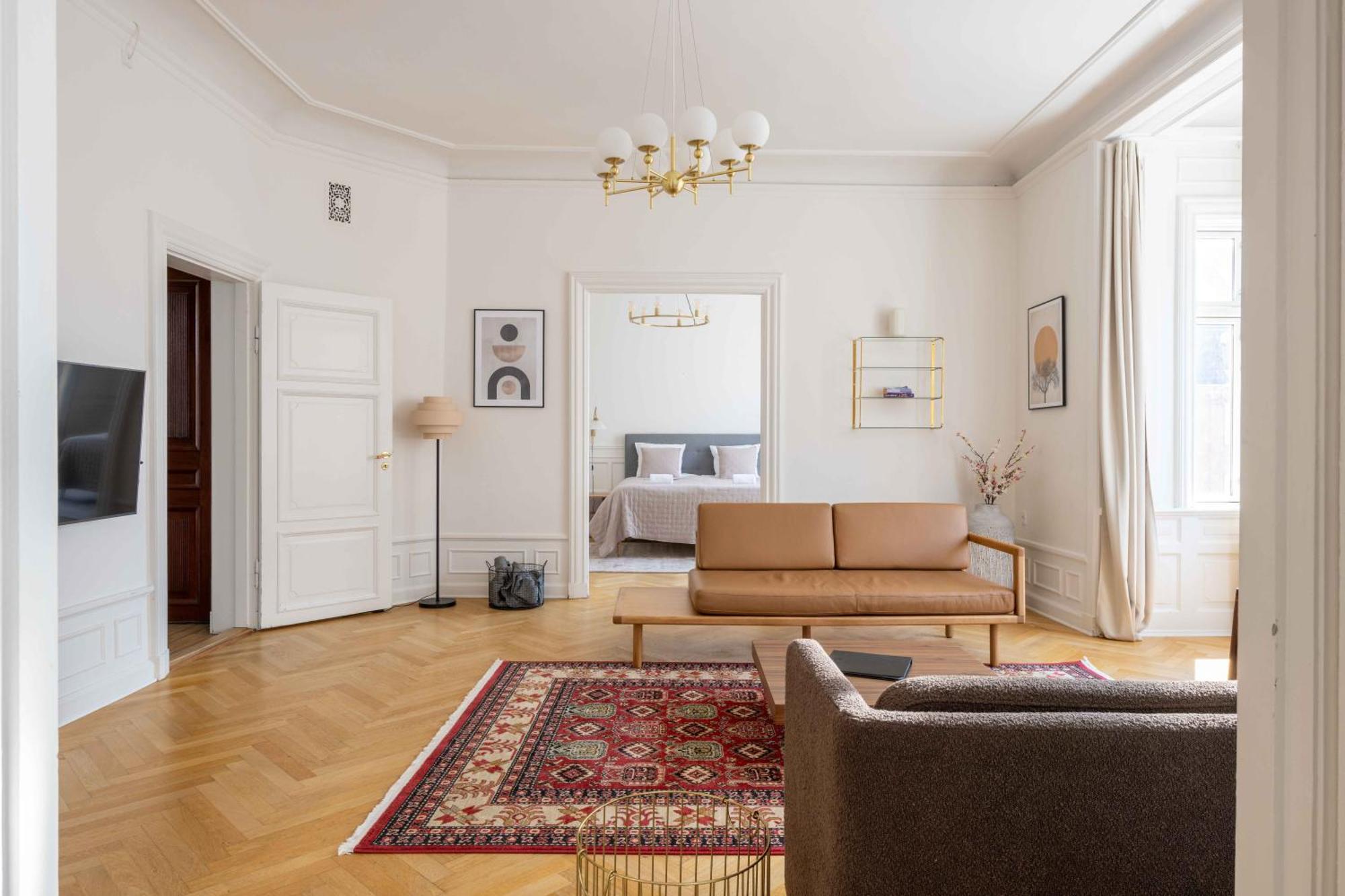 Lovely 3Br Manor Apartment 5 Min From Tivoli Gardens Kopenhagen Exterior foto